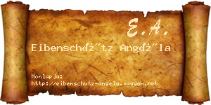 Eibenschütz Angéla névjegykártya